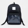 Youth backpack with lightning, external pocket, black color