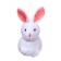 Soft toy "Rabbit", on the suspension, the colors of mix