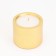 Candle "Cylinder" in a candlestick of gypsum is small, 5x3.5cm, gold