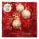 Paper napkins "Christmas tree toys", 33x33 cm, set 20 pcs.
