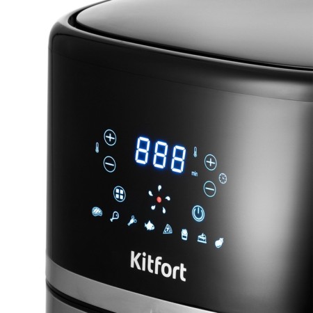 Airgril KitFort KT-2221, 1500 W, 80-200 ° C, 3.3 l, black-gray-2
