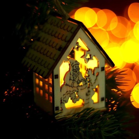Light decor with the suspension "holiday" mix-1