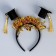 Carnival set "University graduate", 2 items: gold tape + pin, rim with hats