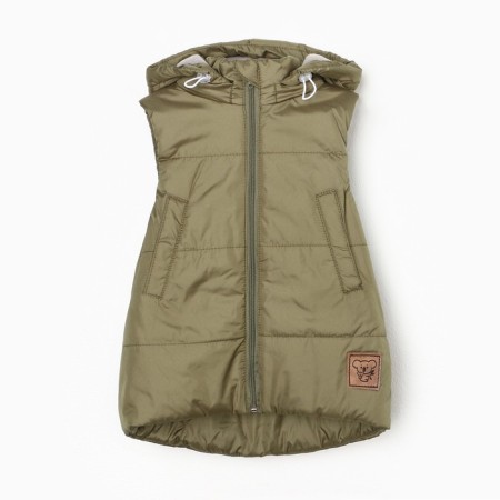 Children's vest, khaki color, height 104 cm