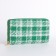 Women's wallet with lightning, green color
