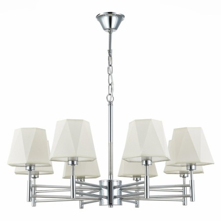 Ceiling EVOLUCE lamp. Sle105403-08. Lagoro. 8x40 watts, E14, 72x72x40 cm, chromium color-5