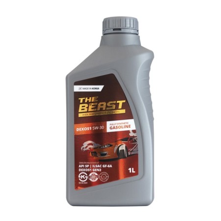Motor oil The Beast Dexos 1 5W-30, synthetic, 1 liter