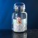Bank for bulk products "Universal", glass, transparent cover, 4.5 l, Iran