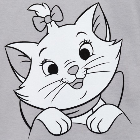 Disney T-shirt "Marie", height 98-104 (30), gray-2