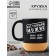 Ceramic mug with a cork bottom Dear Tru "Real Man", 400 ml