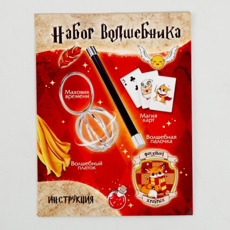 Set of the wizard "Faculty of Brave" 6 pcs.-4