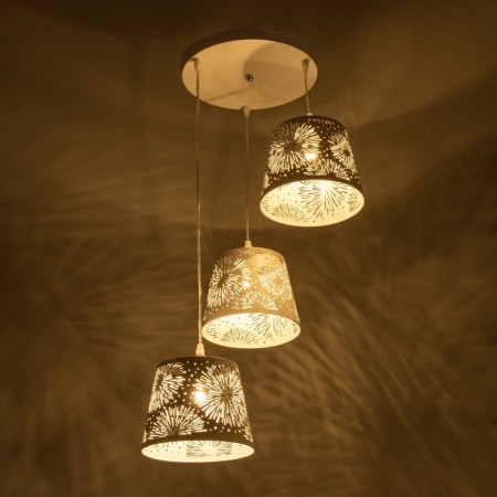 Lamp Bayerlux "Eide dayshail" 3he27 40w white 40x40x20-90cm-2