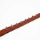 Leather collar "strict spike", 70 x 3.5 cm, Osh 45-60 cm, brown