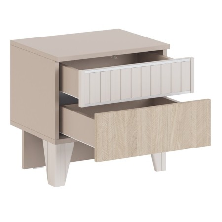 Covereign cabinet "Beatrice No. 3", 450 × 350 × 450 mm, Palermo color / software Latte / Prima Beige-1