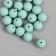 Beads for creativity plastic "gray-green" matte d = 1.2 cm set 20 g