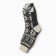 Women's socks “white snowflake”, gray color, size 25