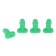 Torso valve cap, luminous, set 4 pcs