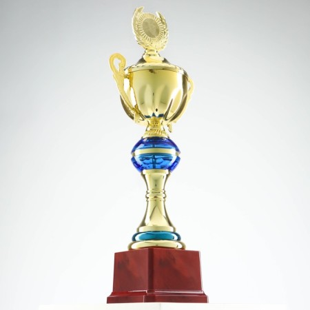Cup 101, award figure, gold, plastic stand, 34 x 12 x 8.5 cm.-2