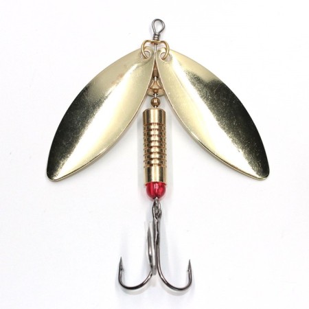 Spinning spinning namazu super master, weight 15 g, color 02. Brass
