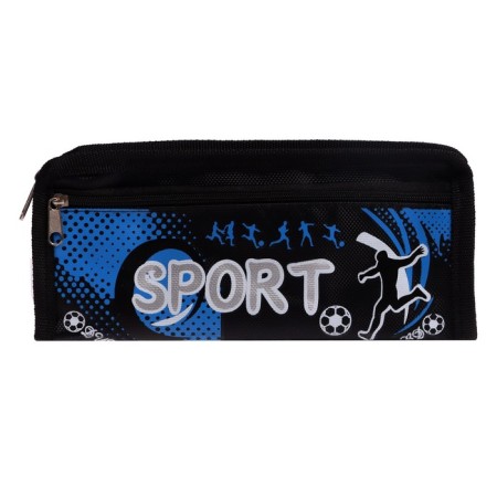 School Penal on the zipper 2 departments "Sport", mix-7