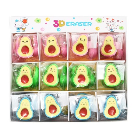 Figure eraser "Avocado", mix (barcode on a piece)-5