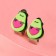 Clips "Oh, my avocado" Children's earrings