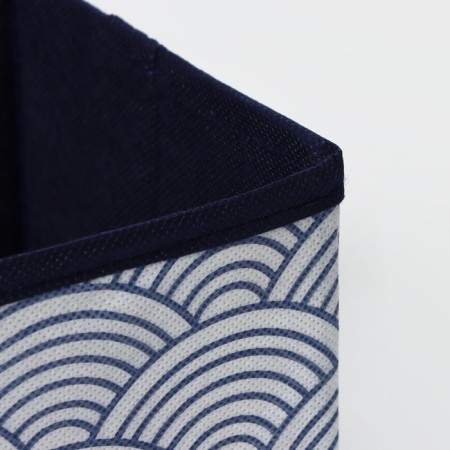 Stellying box for storage of the Dolyan "Wave", 14 × 14 × 14 cm, the color is blue-2