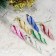 Christmas tree decoration "icicle - serpentine" (set 6 pcs) 8x2.5 cm