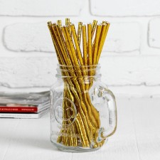 A cocktail tube, holography, set 25 pcs.