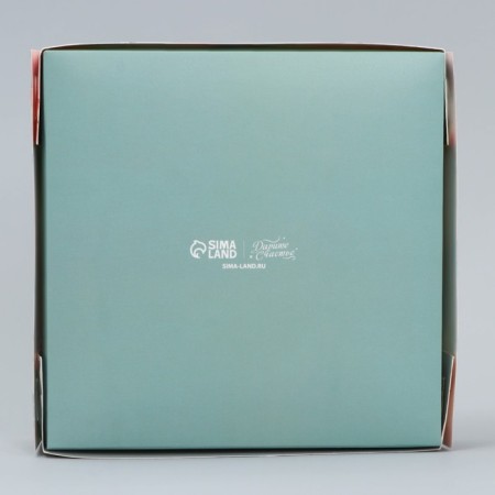 Box for sweets, confectionery packaging, 9 cells, “tenderness inside”, 14.7 x 14.7 x 3.5 cm-3