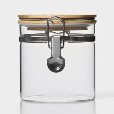 Glass Bank for bulk products with Bellatenero Bogel Castle, 500 ml, 10 × 10.3 cm-1