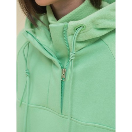 Sweatshirt for girls, height 92 cm, olive color-10