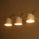 Sconces "Sokhat" 3he27 40w white with gold 60x15x22cm