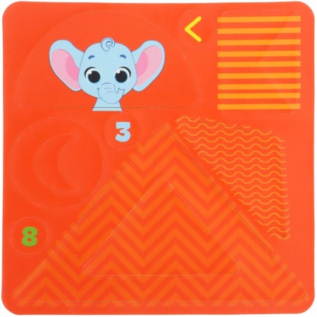 Children's developing game "Little Builder / Transport", EVA + cards, types of mix, crumb I-7