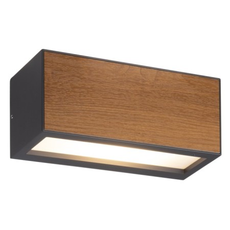 Street lamp Mantra Beret, E27, 1x15W, 250x105x110 mm, dark gray color