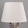 Table lamp "Puppy" E14 40W silver 22.526x41cm