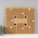 Photo frame LHDF "Home" 46x51 in 8 photos 10x15 cm, col. oak/white (plastic screen)