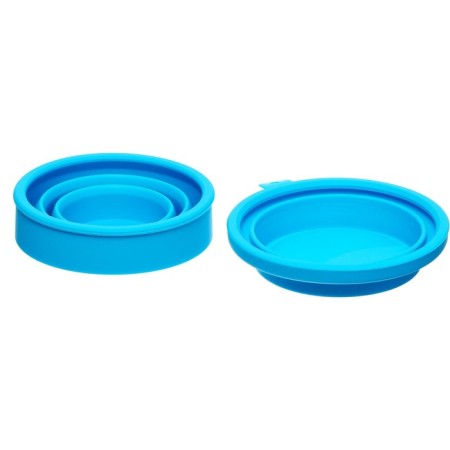 A glass for drawing DEVENTE. School, folding (silicone), blue-4