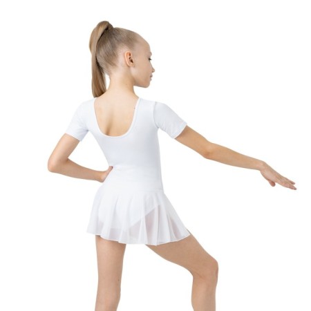 A swimsuit for gymnastics and dancing Grace Dance, p. 32, white color-2