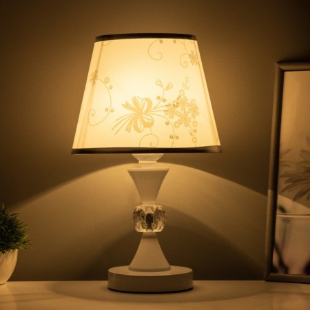 Highlight lamp with backlight "PION" 1x40W E27 220V white 21x21x35 cm Risalux-1