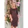 Women's dress, size 46, brown color