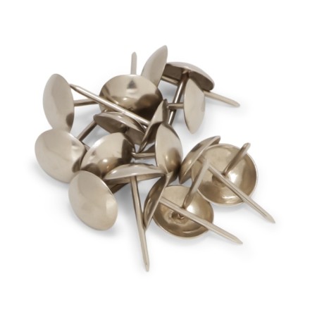 Tundra nails, decorative, 10x18.5 mm, chrome, 50 pcs-5