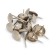 Tundra nails, decorative, 10x18.5 mm, chrome, 50 pcs