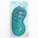 Silk mask for sleep "Eyes", 20 x 9 cm, turquoise color