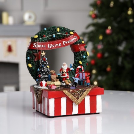 LED figure "Gift Fair" 26 × 20 × 16.5 cm, polystone, USB, glow of multi-1