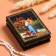 Casket "Scarlet Flower", 10 × 14 cm, lacquer miniature