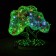 LED figure "Fairytale", 85 × 88 × 47 cm, 30 W, 220 B