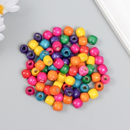 Beads for creativity tree "Multi -colored" set of 80 pcs 1.1x1.2 cm