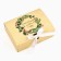 Box folding double -sided "New Year's botanist", 16.5 x 12.5 x 5 cm, without tape, New Year