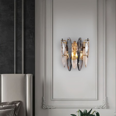 Wall lamp Bogate’s ONYX 372/2, E14, 2x40W, 260x180x290 mm, Color gold-4